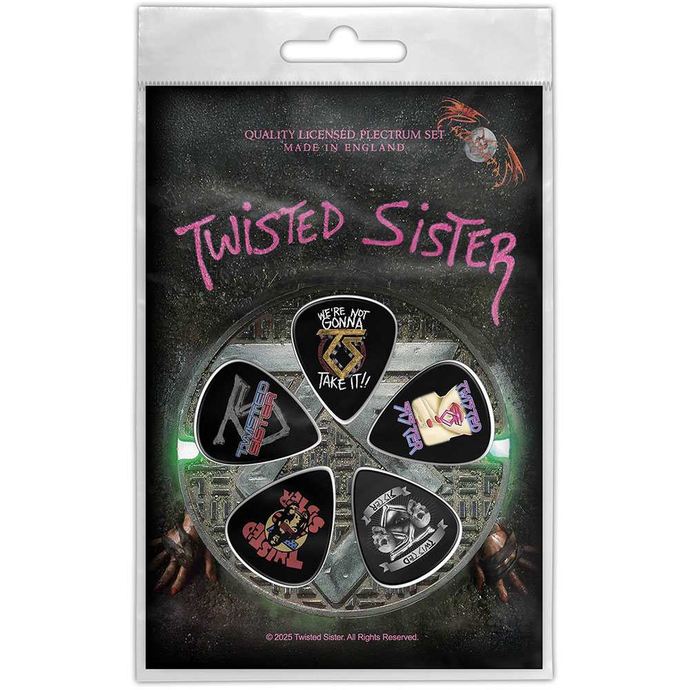 Twisted Sister - Come Out And Play Plectrum - Zwart